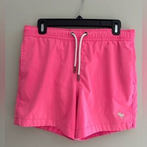 ABERCROMBIE AND FITCH WAKE BOARD SHORTS BRIGHT PINK SIZE XS